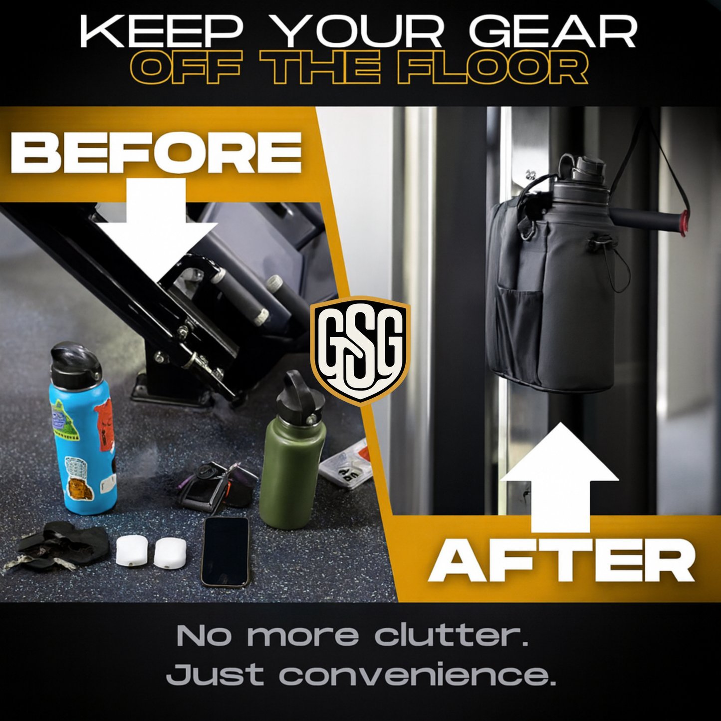 GymSafe Gear™ Magnetic Gym Pouch